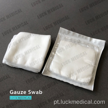 Kit de swab de gaze de cuidados médicos não estéril